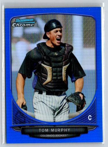 2013 Bowman Chrome #BCP201 Tom Murphy Prospects Blue Refractors #/250 P09