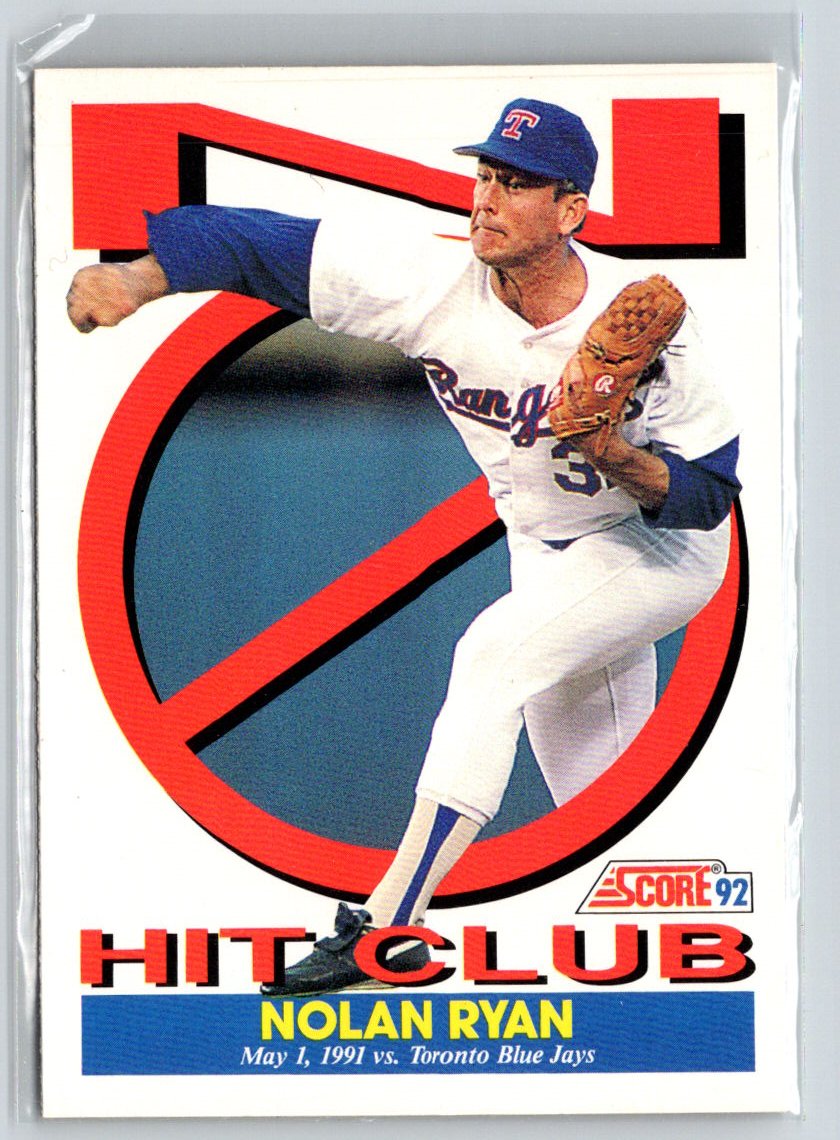 1992 Score #425 Nolan Ryan P10