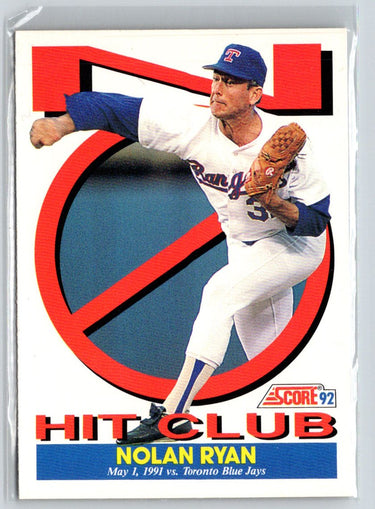 1992 Score #425 Nolan Ryan P10