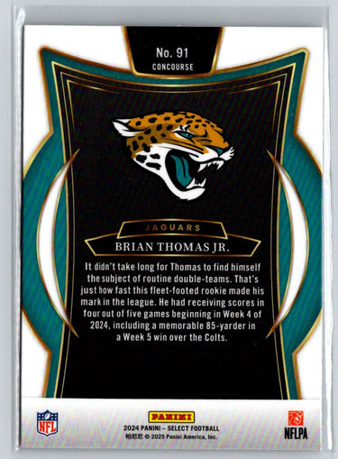 2024 Panini Select #91 Brian Thomas Jr. P10