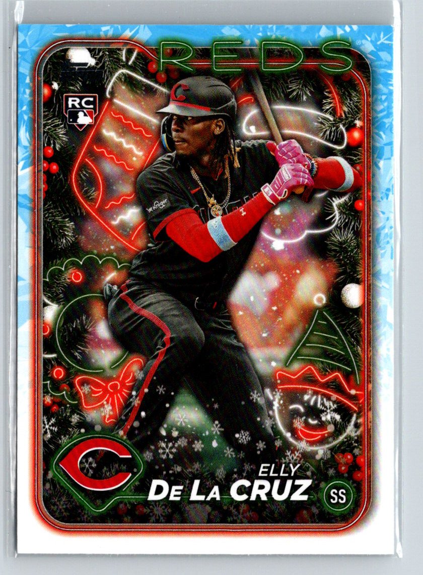 2024 Topps Holiday #H102b Elly De La Cruz P11