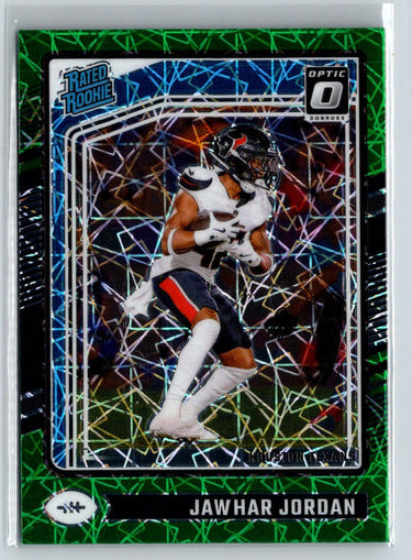 2024 Donruss Optic #247 Jawhar Jordan Green Velocity P11