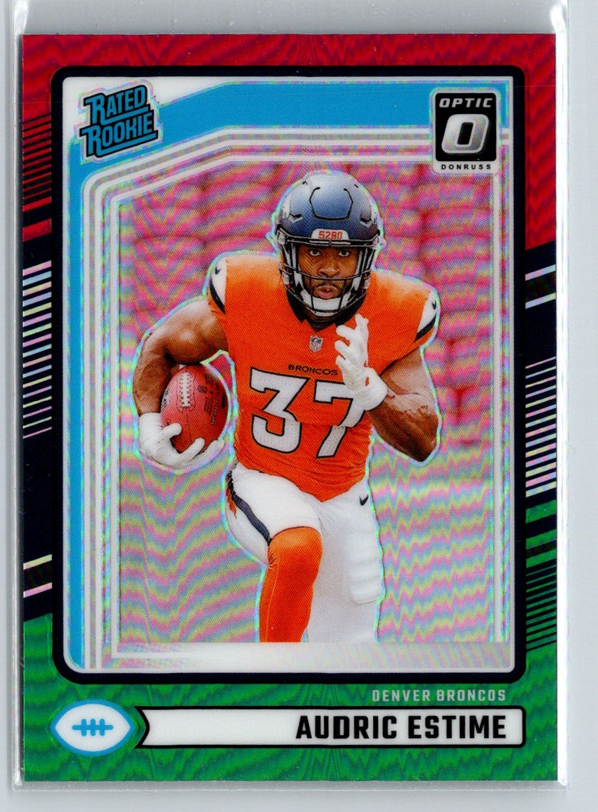 2024 Donruss - Optic Rated Rookies Preview Red Wave #335 Audric Estime P11
