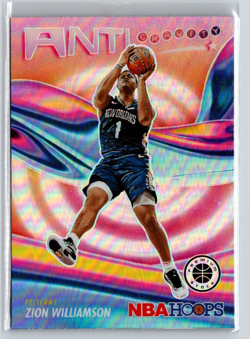 2023-24 Hoops Premium Stock #1 Zion Williamson Anti Gravity Premium P11