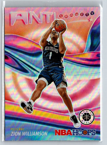 2023-24 Hoops Premium Stock #1 Zion Williamson Anti Gravity Premium P11