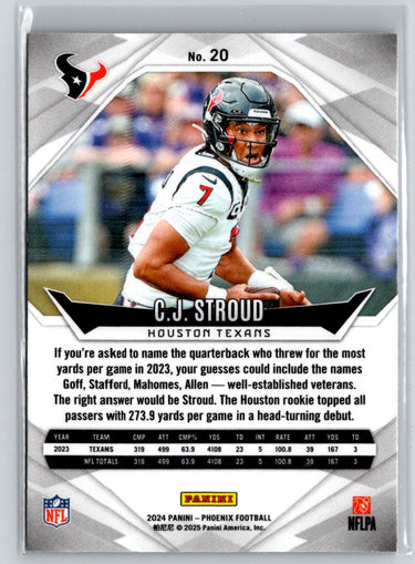 2024 Panini Phoenix #20 C.J. Stroud P12