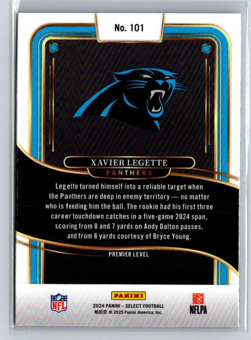 2024 Panini Select #101 Xavier Legette P12