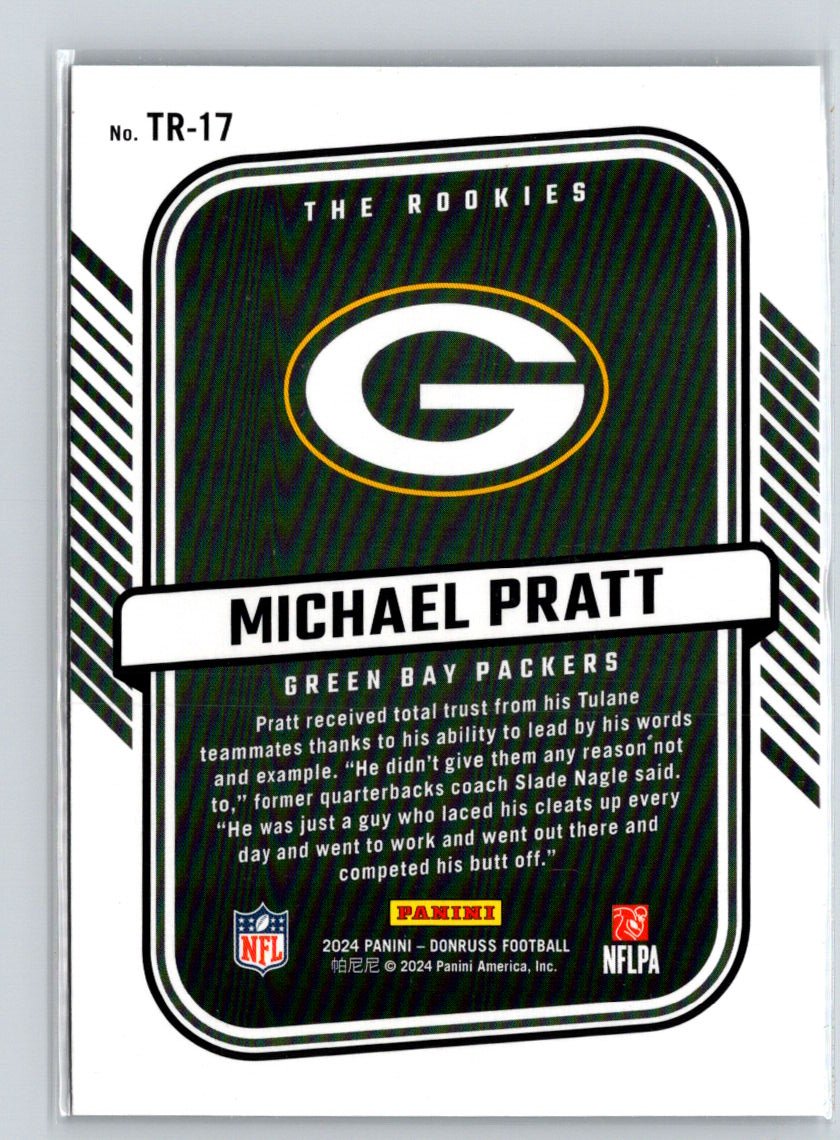 2024 Donruss #TR-17 Michael Pratt The Rookies P12