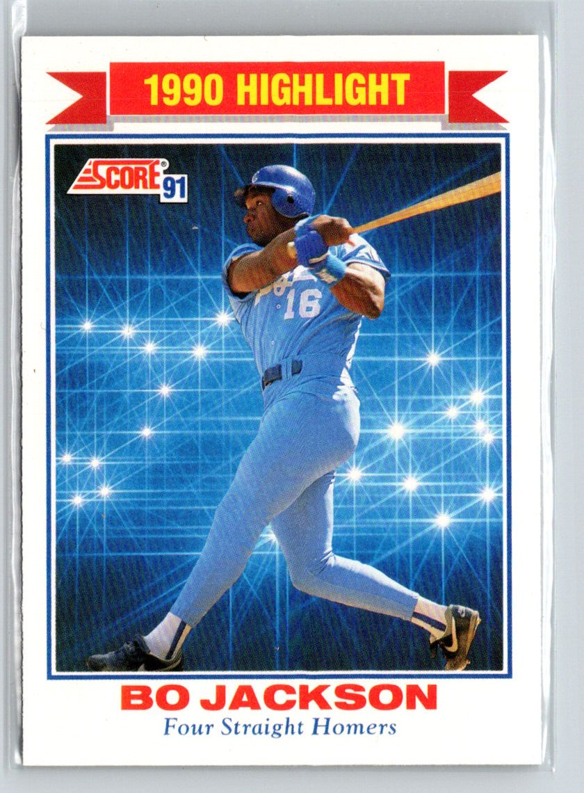 1991 Score #420 Bo Jackson P13