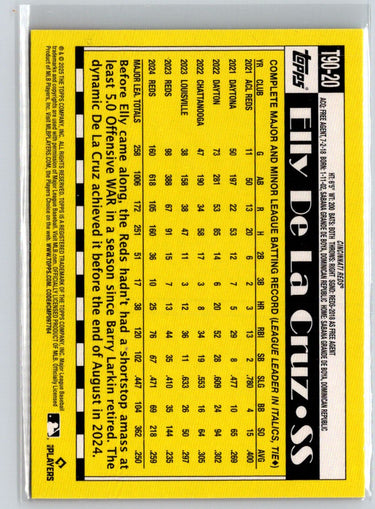 2025 Topps Elly De La Cruz 1990 Topps Baseball 35th Anniversary (Series One) P14