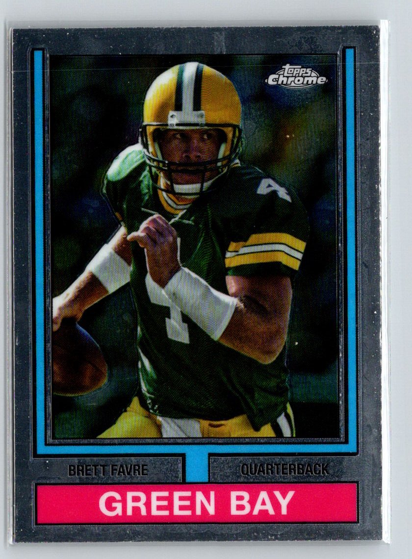 2024 Topps Chrome #74TF-17 Brett Favre 1974 Topps Football P14