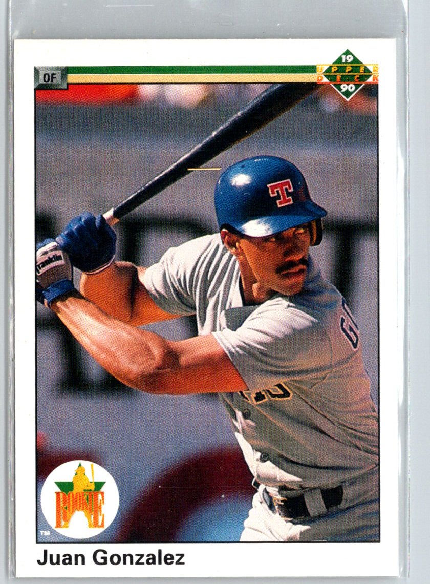 1990 Upper Deck #72 Juan Gonzalez P14