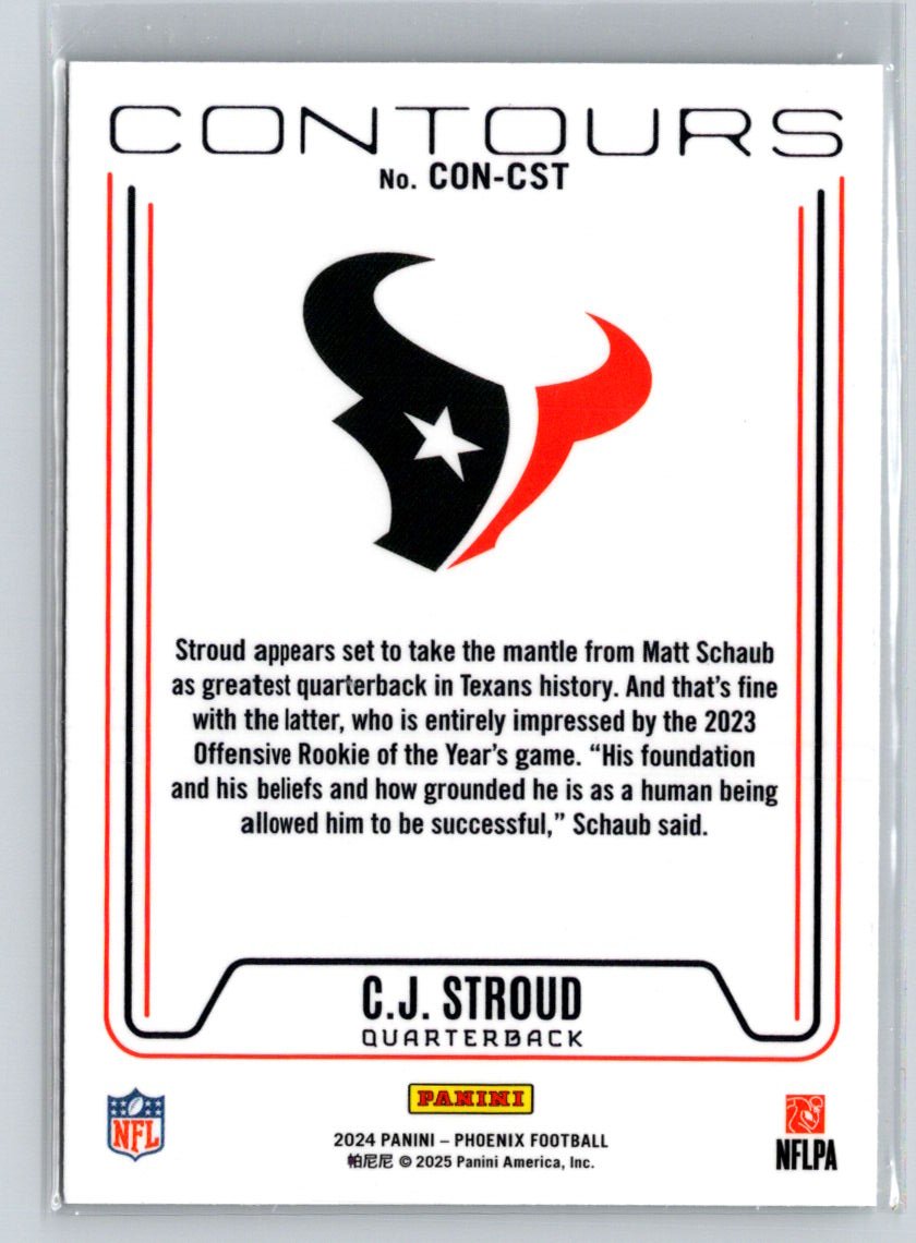 2024 Panini Phoenix #CON-CST C.J. Stroud Contours P15