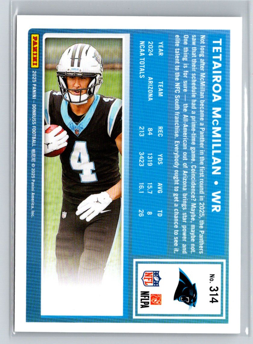 2025 Donruss #314 Tetairoa McMillan P15
