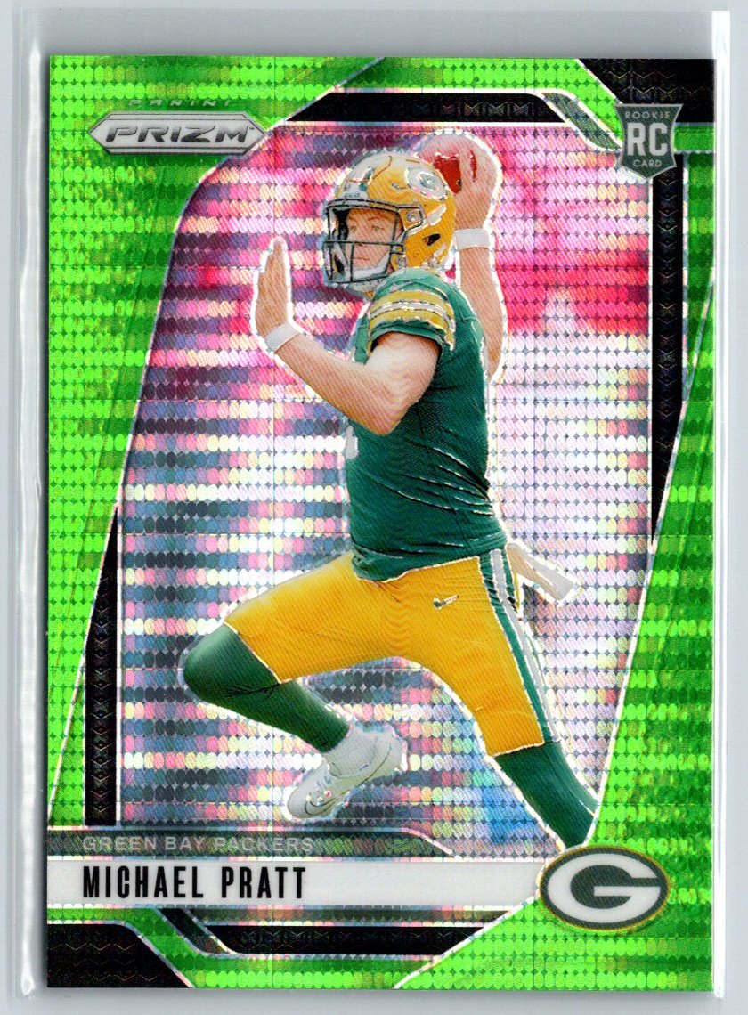 2024 Panini Prizm #379 Michael Pratt Green Wave P15