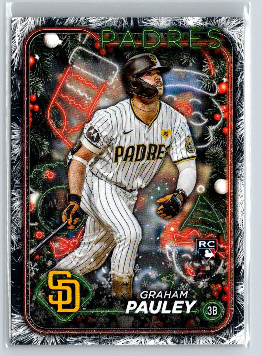 2024 Topps Holiday #H15 Graham Pauley Holiday Tree P16