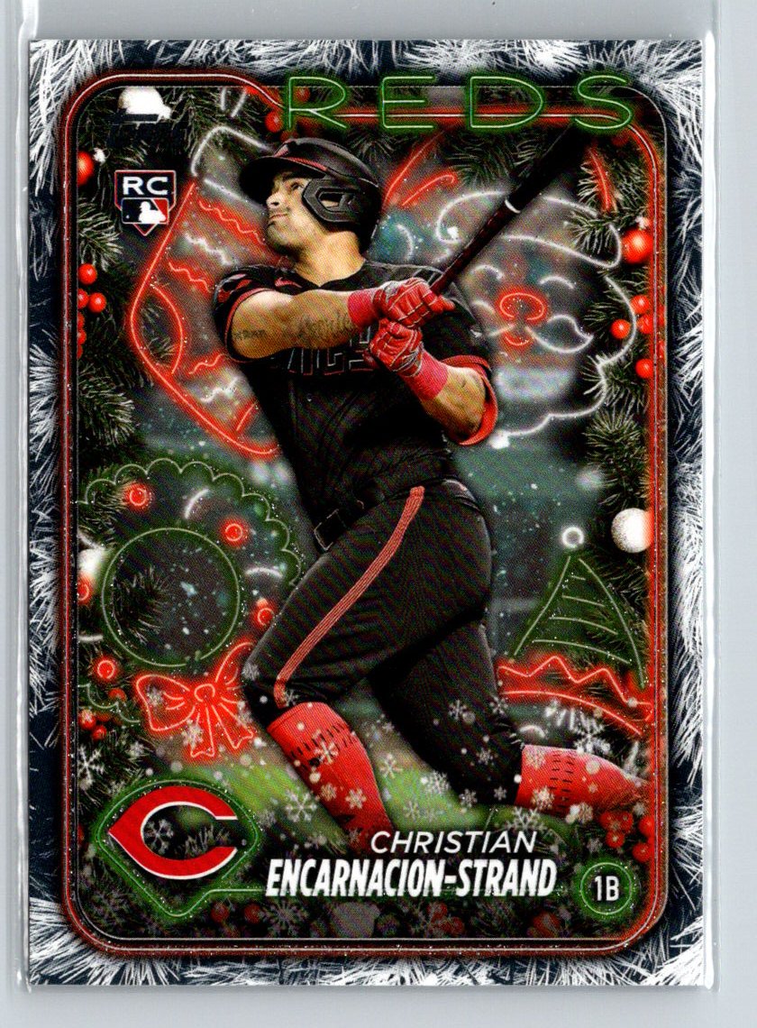2024 Topps Holiday #H85 Christian Encarnacion-Strand Holiday Tree P16
