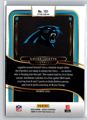 2024 Panini Select #101 Xavier Legette P16