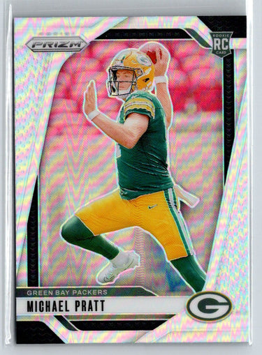 2024 Panini Prizm #379 Michael Pratt Silver P16