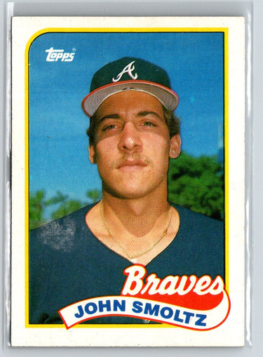 1989 Topps #382 John Smoltz P16