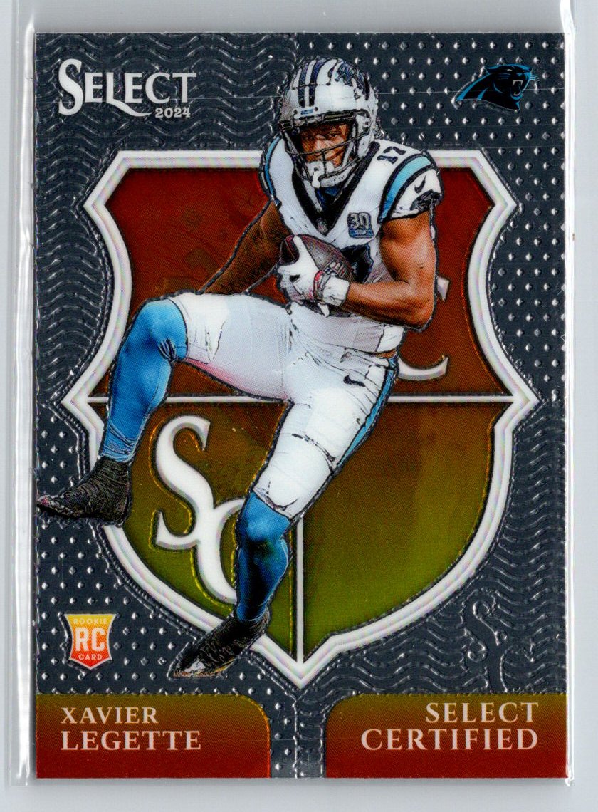 2024 Panini Select #14 Xavier Legette Select Certified Rookies P18