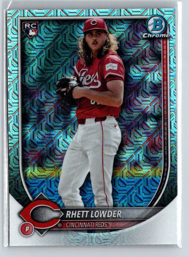 2025 Bowman #6 Rhett Lowder Chrome Mojo Refractor P18