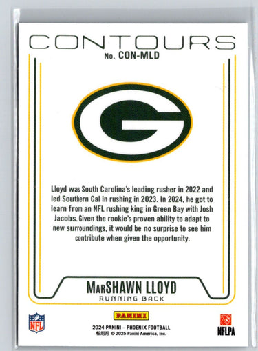 2024 Panini Phoenix #CON-MLD MarShawn Lloyd Contours P18