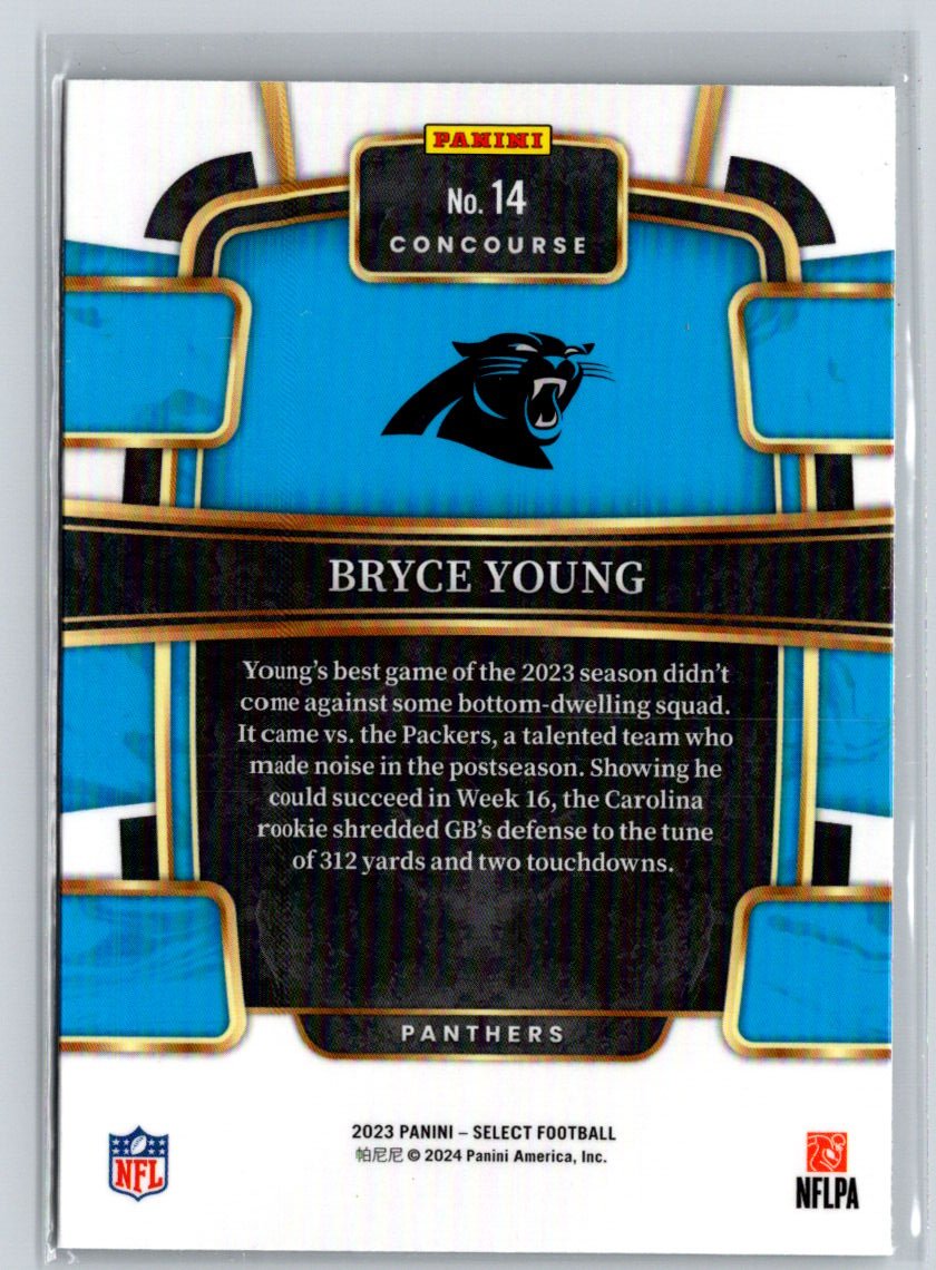 2023 Panini Select #14 Bryce Young P19