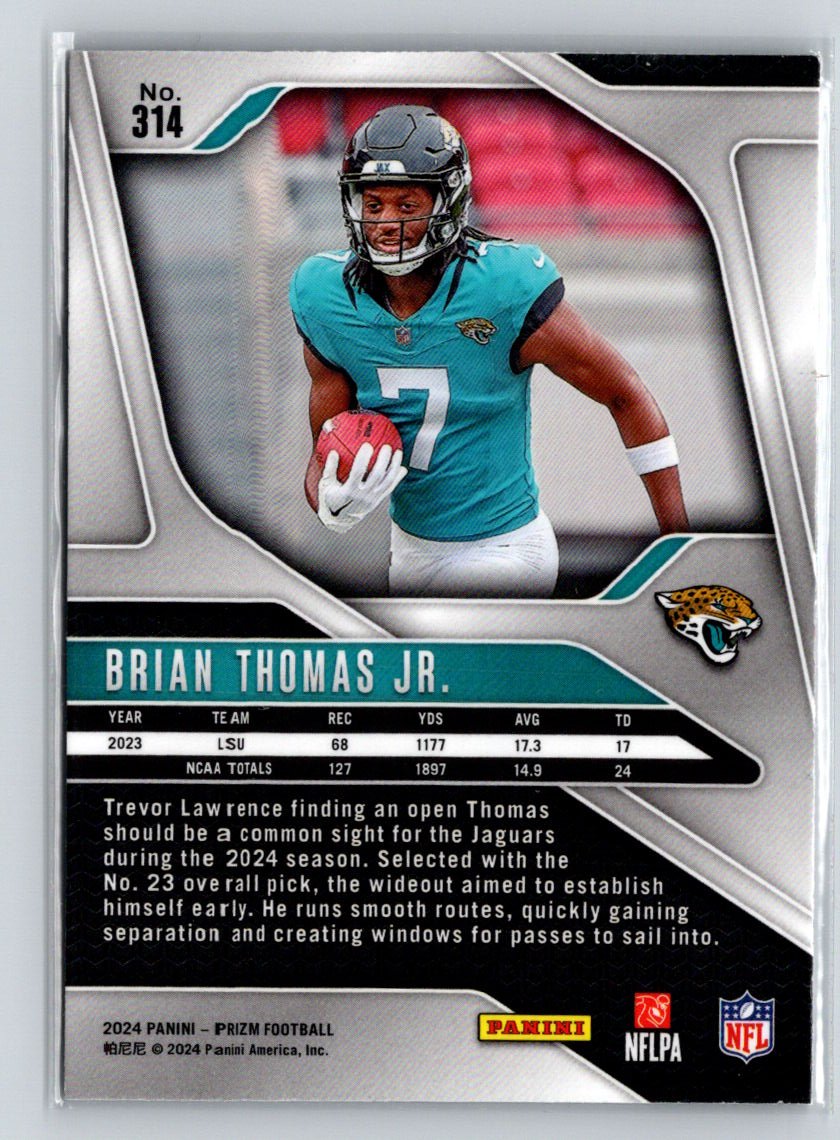 2024 Panini Prizm #314 Brian Thomas Jr. P19