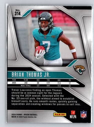 2024 Panini Prizm #314 Brian Thomas Jr. P19