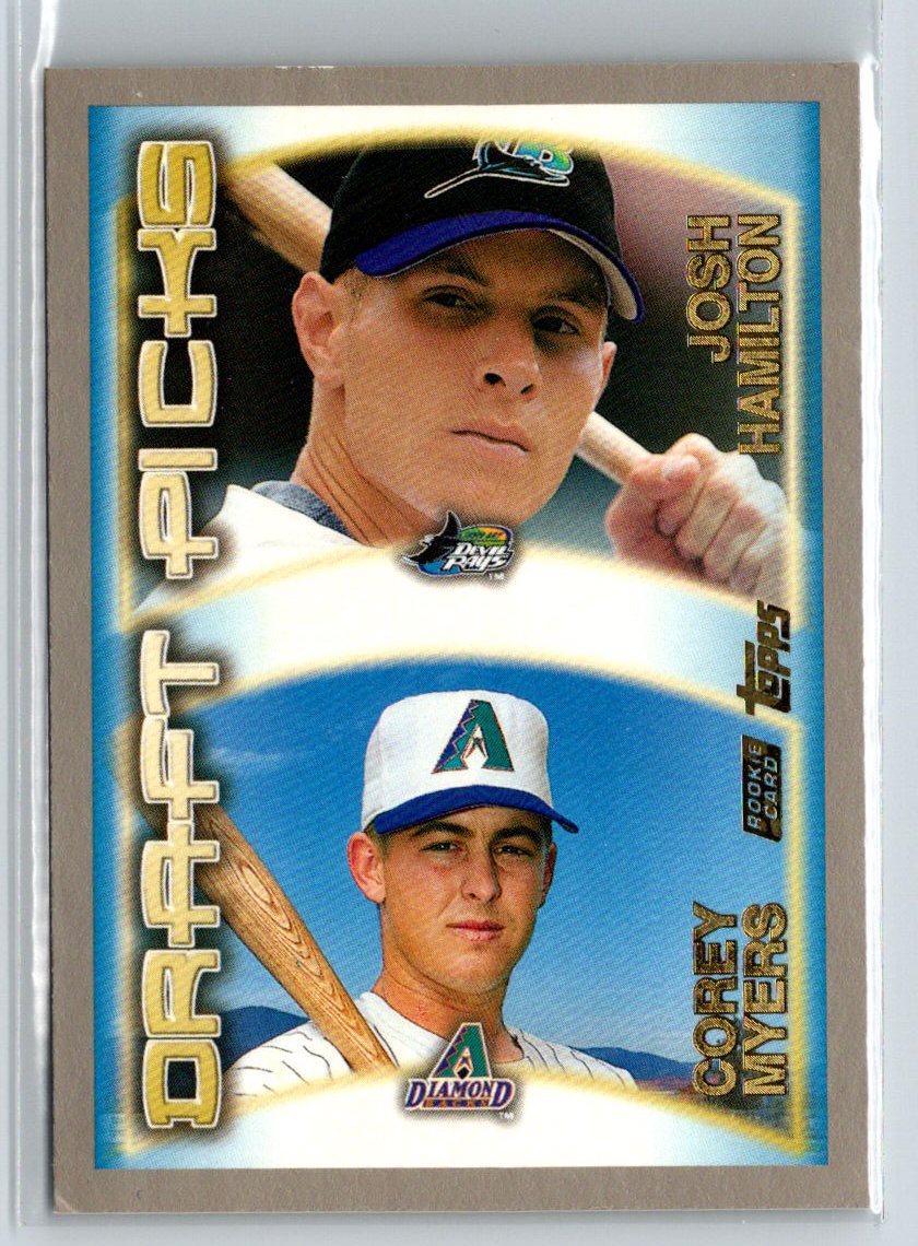 2000 Topps #449 Josh Hamilton / Corey Myers DPK, RC P19