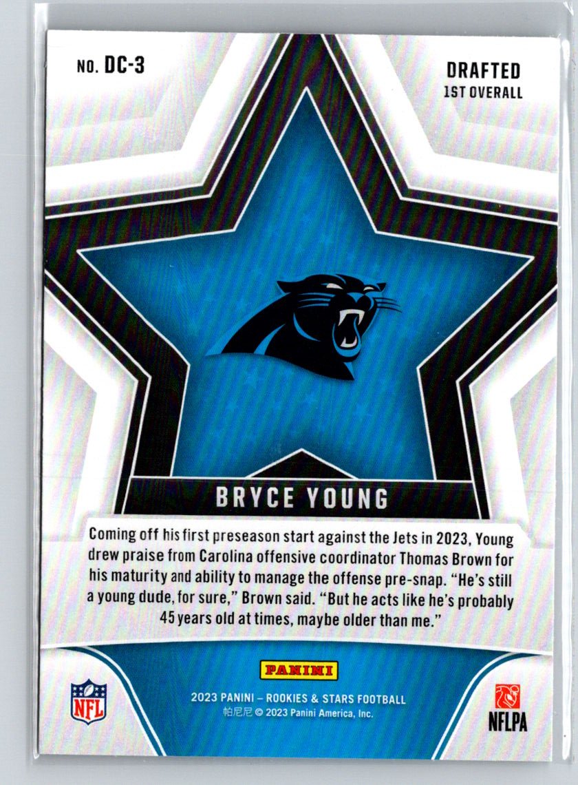 2023 Panini Rookies & Stars #DC-3 Bryce Young Draft Class P20