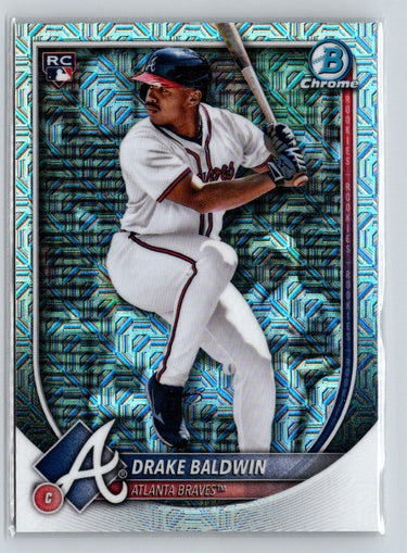2025 Bowman Chrome #75 Drake Baldwin Mojo Refractors P21