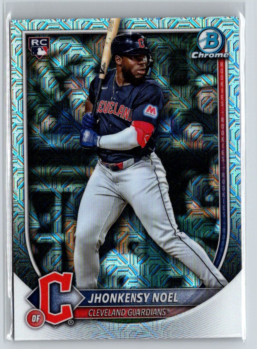 2025 Bowman #81 Jhonkensy Noel Chrome Mojo Refractor P21