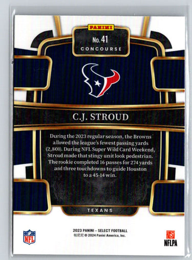 2023 Panini Flawless Collegiate #41 C.J. Stroud #/25 P22