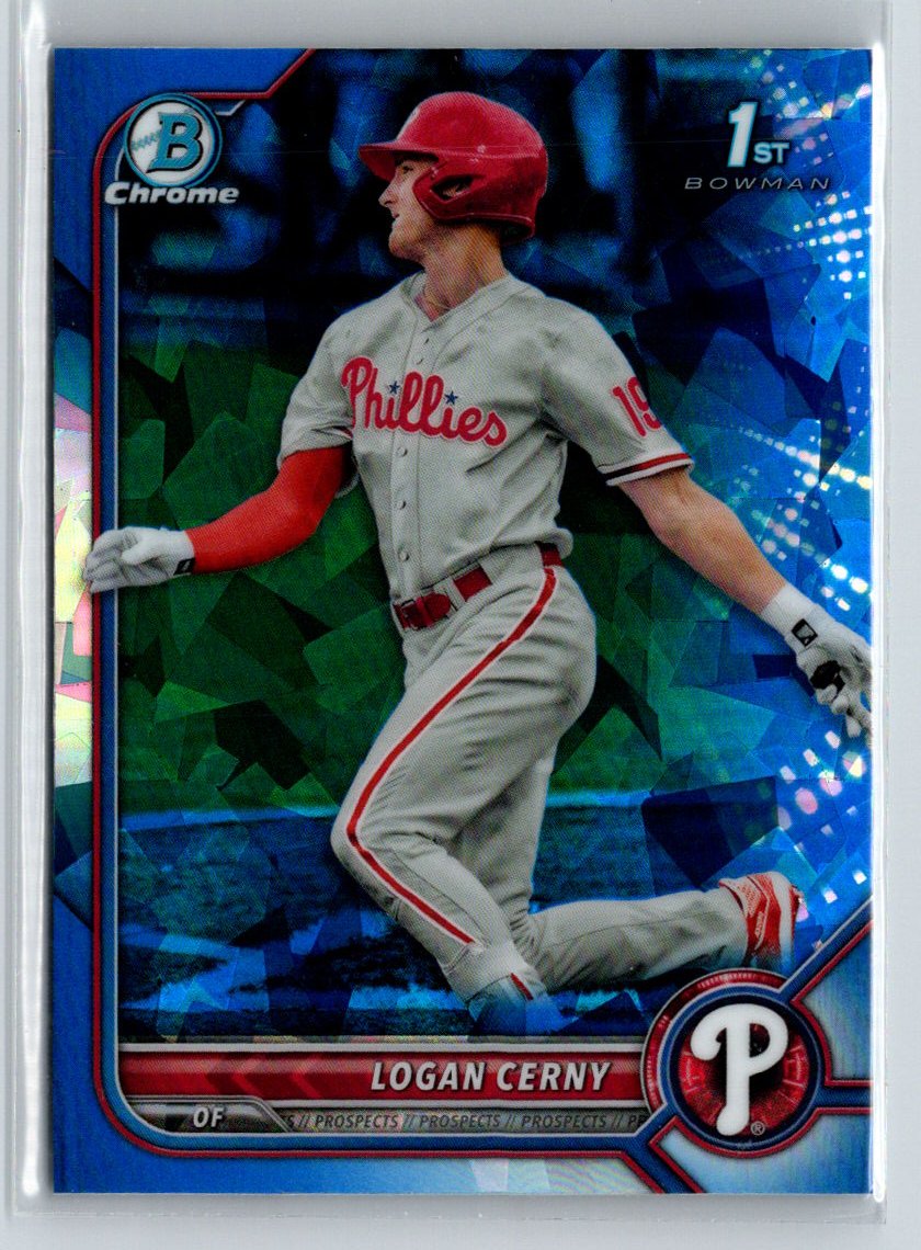 2022 Bowman Sapphire Edition #BCP-120 Logan Cerny P22