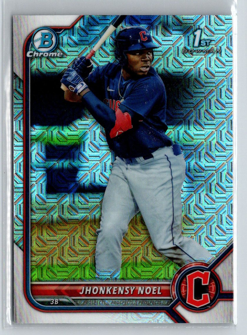 2022 Bowman - Chrome Prospects Mojo Refractors #BCP-2 Jhonkensy Noel P22