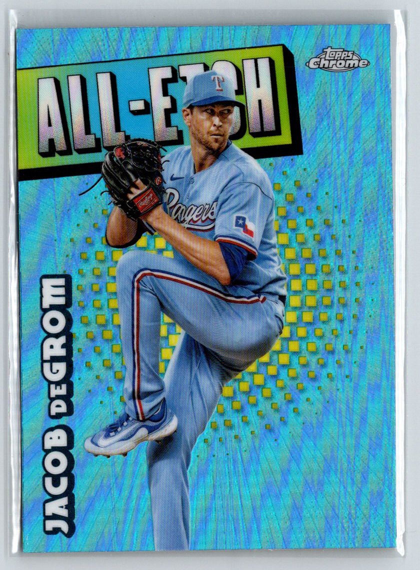 2025 Topps Chrome #CAE-5 Jacob deGrom Chrome All-Etch P23