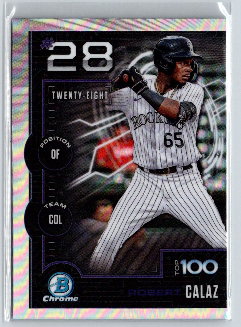 2025 Bowman #BTP-28 Robert Calaz Bowman Scouts Top 100 P23
