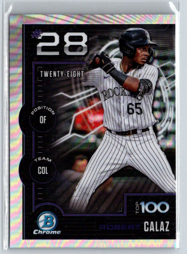 2025 Bowman #BTP-28 Robert Calaz Bowman Scouts Top 100 P23