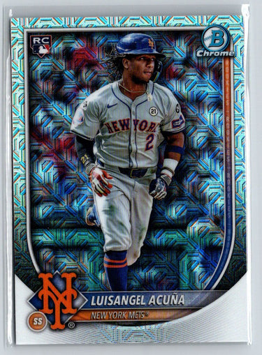 2025 Bowman #83 Luisangel Acuña Chrome Mojo Refractor P23