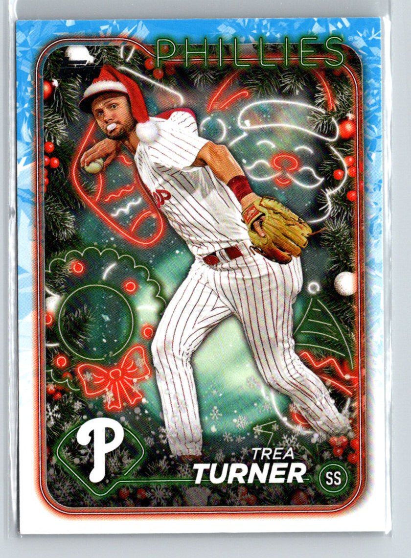 2024 Topps Holiday #H43b Trea Turner P24