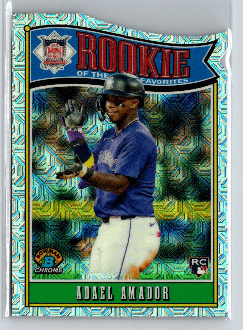 2025 Bowman #ROY-13 Adael Amador Rookie of the Year Favorites Mojo Refractor P24
