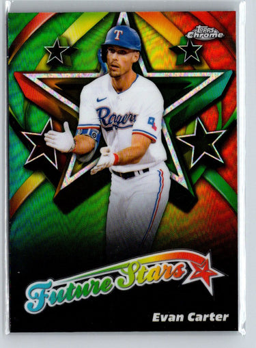 2025 Topps Chrome #FS-12 Evan Carter Future Stars P25