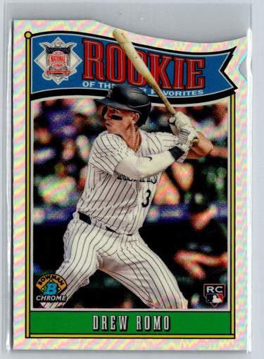 2025 Bowman #ROY-9 Drew Romo Rookie of the Year Favorites P25