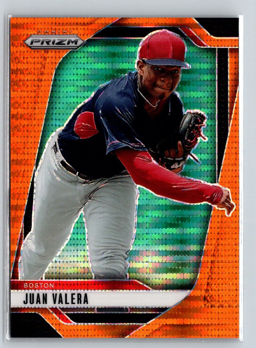 2025 Panini Prizm #215 Juan Valera Orange Pulsar Prizms #/399 P26