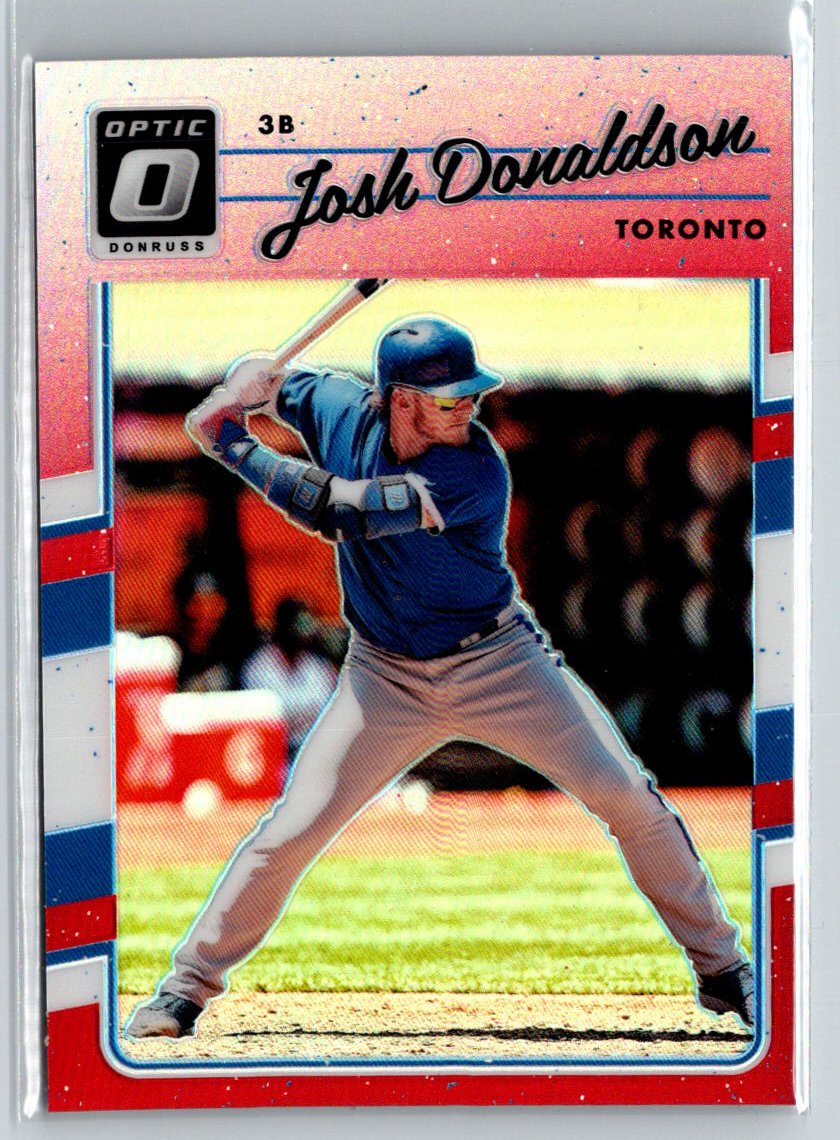2017 Donruss Optic #150 Josh Donaldson Red #/99 P26