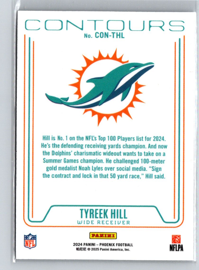2024 Panini Phoenix #CON-THL Tyreek Hill Contours P27