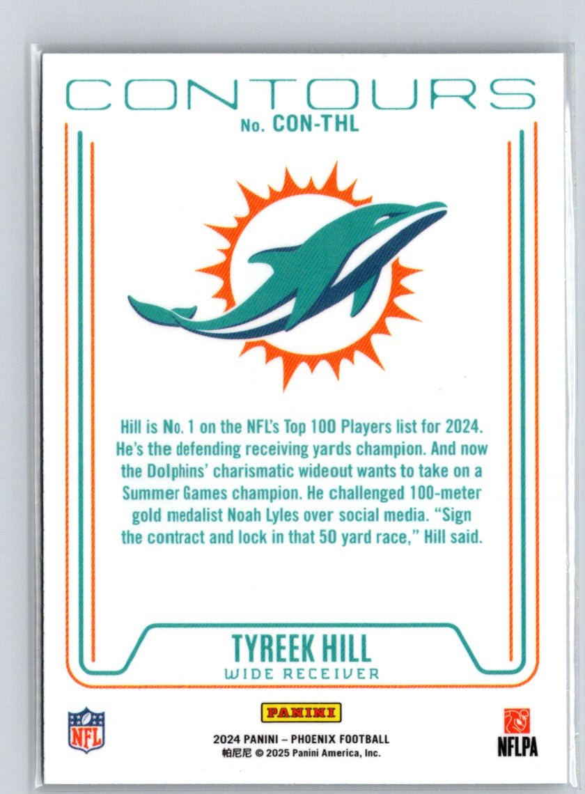 2024 Panini Phoenix #CON-THL Tyreek Hill Contours P28