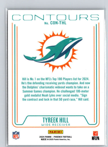 2024 Panini Phoenix #CON-THL Tyreek Hill Contours P28